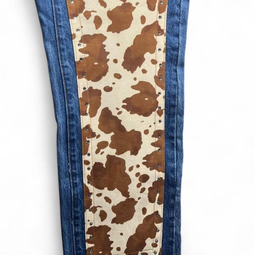 Rodeo Bell Bottom Postergrl Patchwork Highwaisted… - image 3